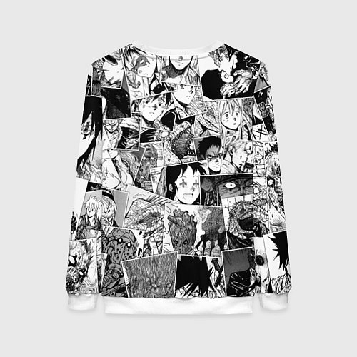 Женский свитшот Дорохэдоро pattern / 3D-Белый – фото 2