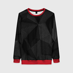 Женский свитшот КАРБОН ПОЛИГОНЫ