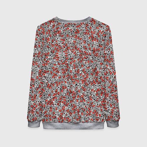 Женский свитшот TOP GUN / 3D-Меланж – фото 2