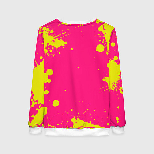 Женский свитшот Sex Pistols Yellow Logo / 3D-Белый – фото 2