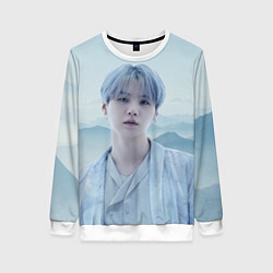 Свитшот женский MIN YOONGI BTS YET TO COME, цвет: 3D-белый