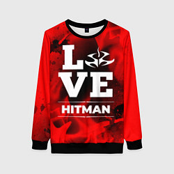 Свитшот женский Hitman Love Классика, цвет: 3D-черный