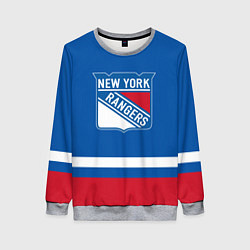 Свитшот женский New York Rangers Панарин, цвет: 3D-меланж