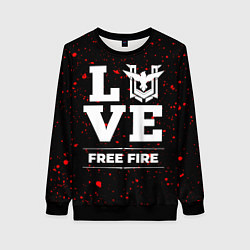 Женский свитшот Free Fire Love Классика