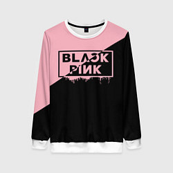 Свитшот женский BLACKPINK BIG LOGO, цвет: 3D-белый