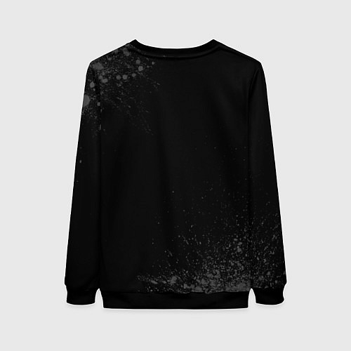 Женский свитшот Имя Олеся и желтый символ СССР со звездой / 3D-Черный – фото 2