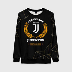 Женский свитшот Лого Juventus и надпись Legendary Football Club на