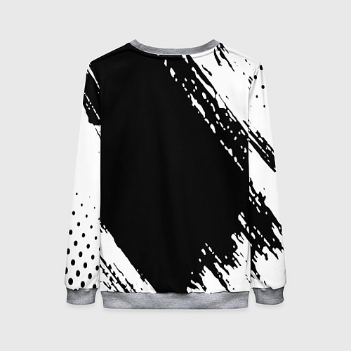 Женский свитшот Fc juventus фс ювентус / 3D-Меланж – фото 2