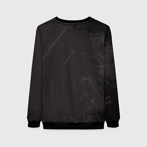 Женский свитшот Единорог и полнолуние / 3D-Черный – фото 2