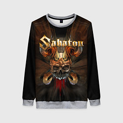 Женский свитшот SABATON САБАТОН SKULL