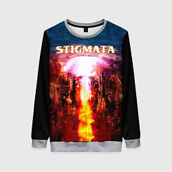 Свитшот женский Stigmata альбом, цвет: 3D-меланж