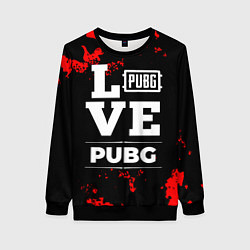 Женский свитшот PUBG Love Классика