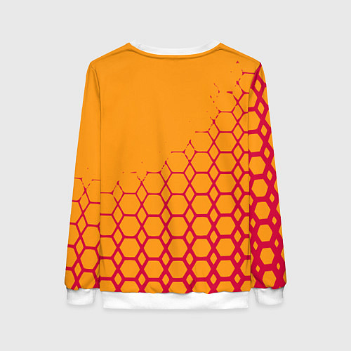 Женский свитшот Рома соты / 3D-Белый – фото 2