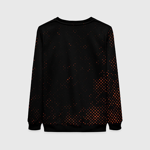 Женский свитшот Маргарита ЛИСИЧКА Потертости / 3D-Черный – фото 2