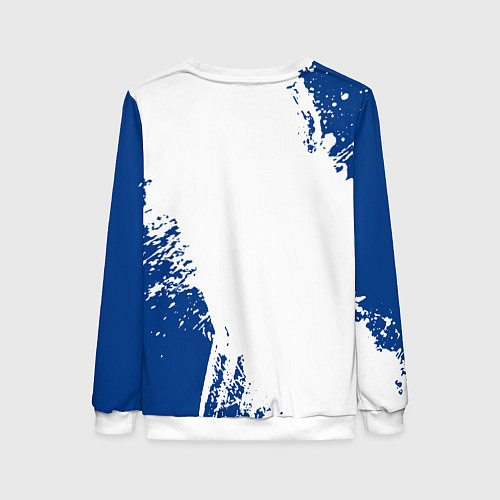 Женский свитшот Реал Мадрид краска / 3D-Белый – фото 2