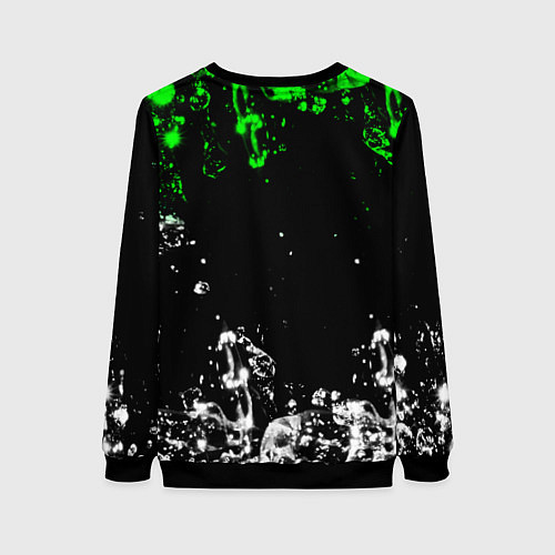 Женский свитшот Нилето niletto текстура воды / 3D-Черный – фото 2