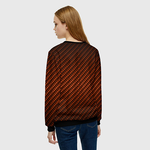 Женский свитшот Фанат ФК Урал / 3D-Черный – фото 4