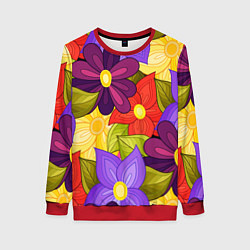 Женский свитшот MULTICOLORED PANSIES