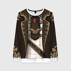 Свитшот женский КОСТЮМ ДИЛЮКА - DILUC PYRO, цвет: 3D-белый