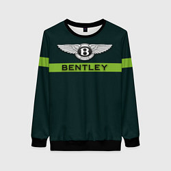 Свитшот женский Bentley green, цвет: 3D-черный