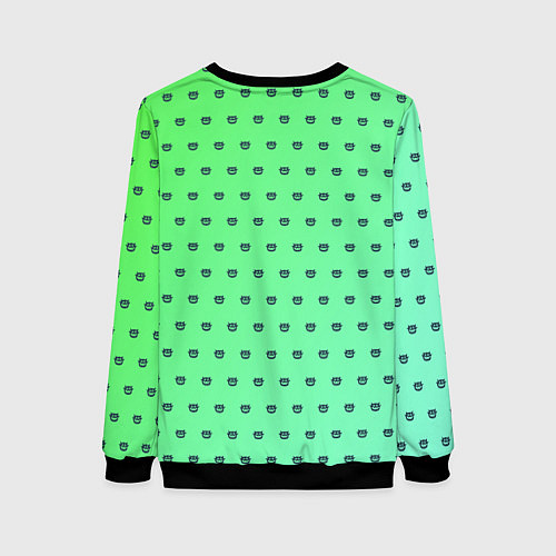 Женский свитшот My singing Monsters - Жужук / 3D-Черный – фото 2