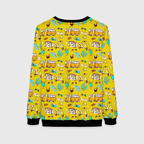 Женский свитшот CAMPING TRAVEL / 3D-Черный – фото 2