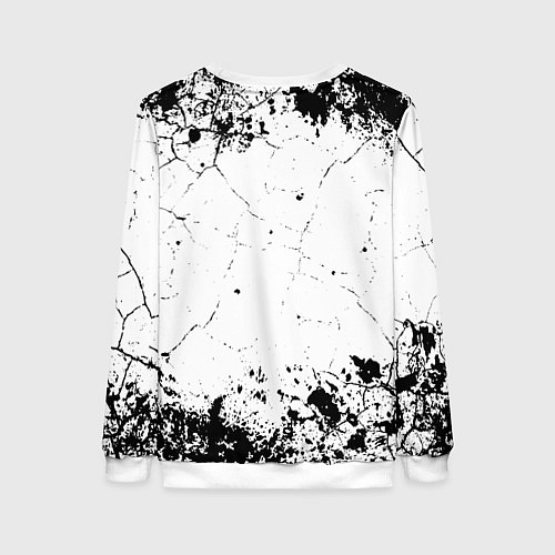 Женский свитшот Five Finger Death Punch - мелкие трещины / 3D-Белый – фото 2