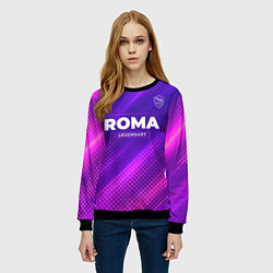 Свитшот женский Roma Legendary Sport Grunge, цвет: 3D-черный — фото 2