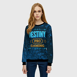 Свитшот женский Игра Destiny: PRO Gaming, цвет: 3D-черный — фото 2