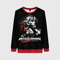 Свитшот женский Metal Gear Rising - game hero, цвет: 3D-красный