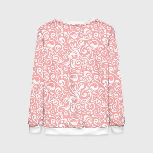 Женский свитшот Матрешка в узорах / 3D-Белый – фото 2