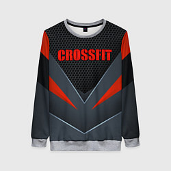 Свитшот женский CrossFit - Техно броня, цвет: 3D-меланж