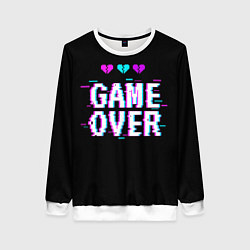 Женский свитшот Game Over Pixels