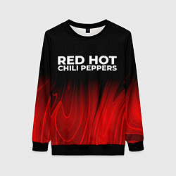 Женский свитшот Red Hot Chili Peppers red plasma