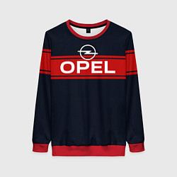 Женский свитшот Opel blue theme
