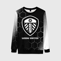 Женский свитшот Leeds United sport на темном фоне