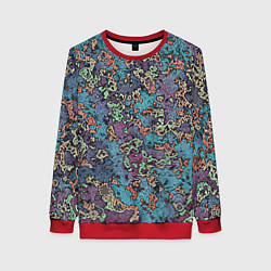 Женский свитшот Галлюциногенные узоры