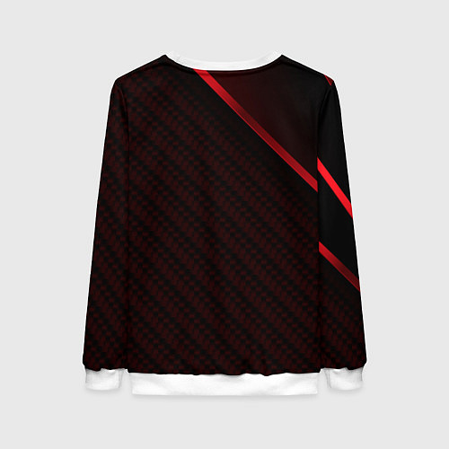 Женский свитшот Suzuki Абстракция / 3D-Белый – фото 2