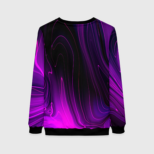 Женский свитшот Nickelback violet plasma / 3D-Черный – фото 2