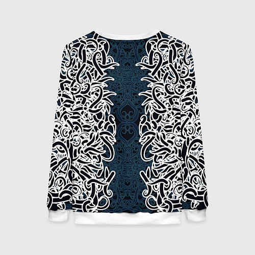 Женский свитшот Белый шум / 3D-Белый – фото 2