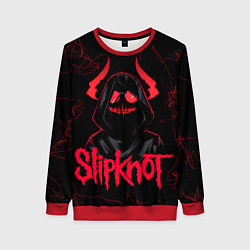 Свитшот женский Slipknot - rock forever, цвет: 3D-красный