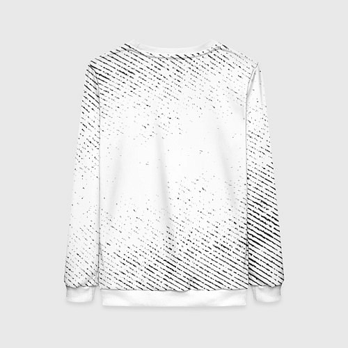 Женский свитшот Mercedes с потертостями на светлом фоне / 3D-Белый – фото 2