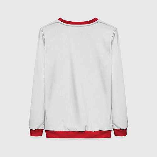 Женский свитшот Эмбер Хёрд с розой / 3D-Красный – фото 2