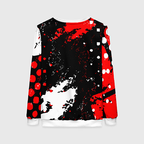 Женский свитшот Toyota - краска / 3D-Белый – фото 2