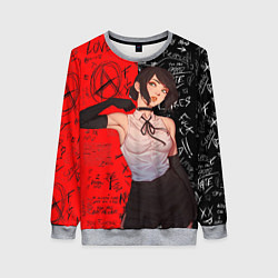 Женский свитшот Резе - человек бензопила