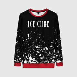 Женский свитшот Ice Cube - брызги краски