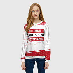 Свитшот женский Saints Row: Best Player Ultimate, цвет: 3D-белый — фото 2