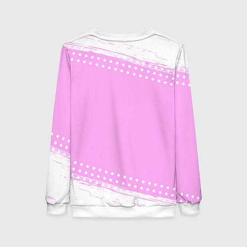 Женский свитшот Маша кошечка с сердечком / 3D-Белый – фото 2