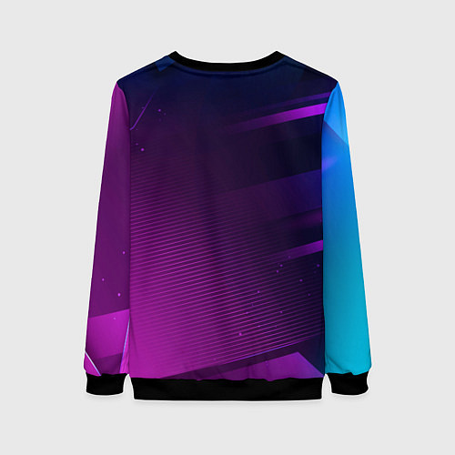 Женский свитшот Heroes of Might and Magic gaming champion: рамка с / 3D-Черный – фото 2