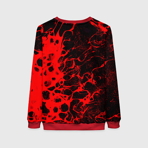 Женский свитшот Monokuma laughter / 3D-Красный – фото 2